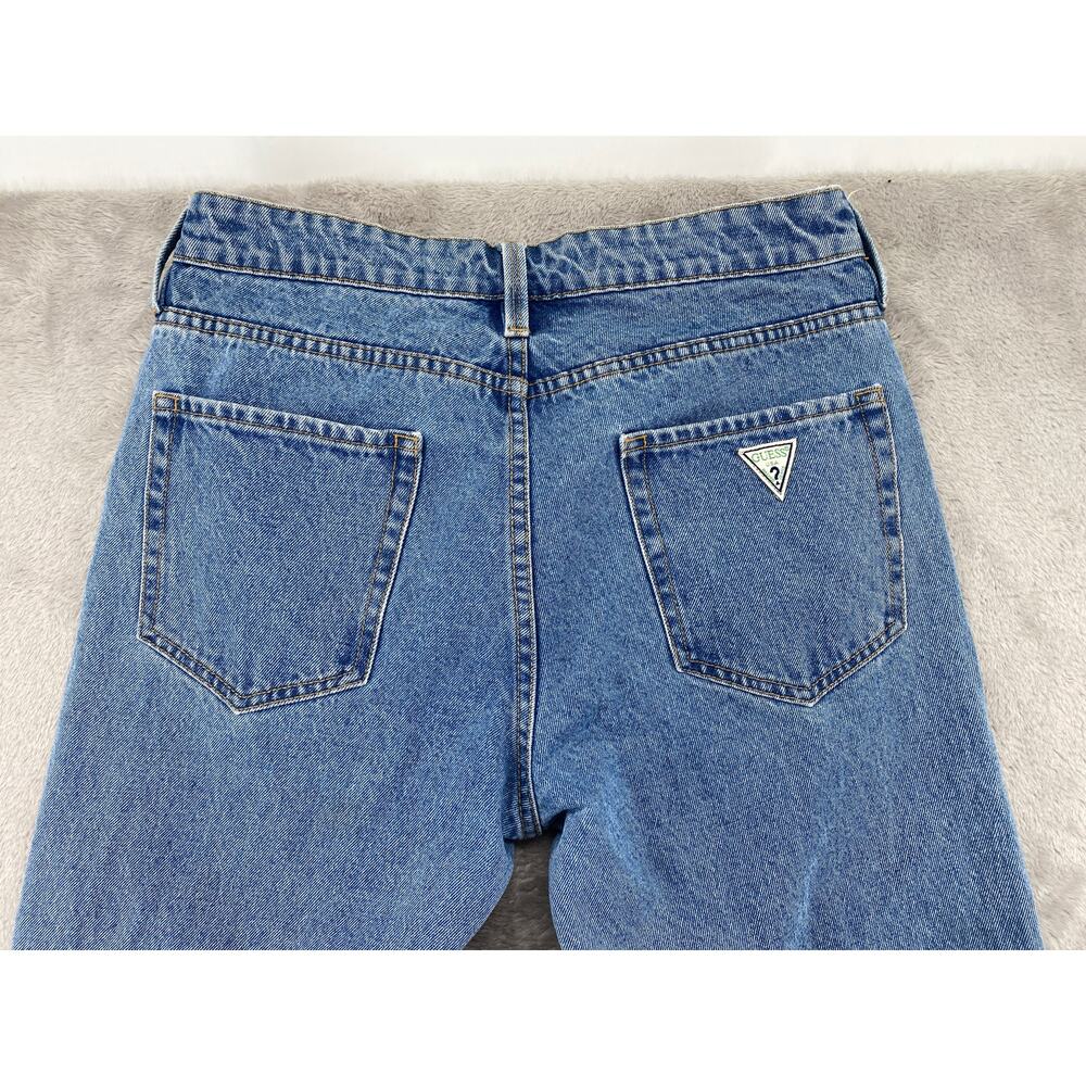 Vintage Guess Jeans Women 32 90s Relaxed Fit Mom Denim Blue USA Style - Picture 4 of 14
